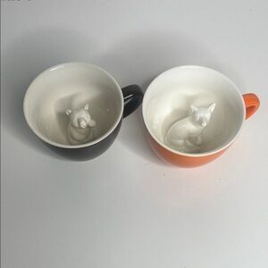 Creature Cups featuring Bear & Fox